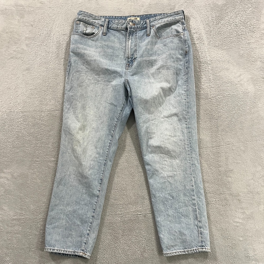 Madewell Jeans‎ 33 The Curvy Perfect Vintage Jean Light Wash High Rise Cowgirl